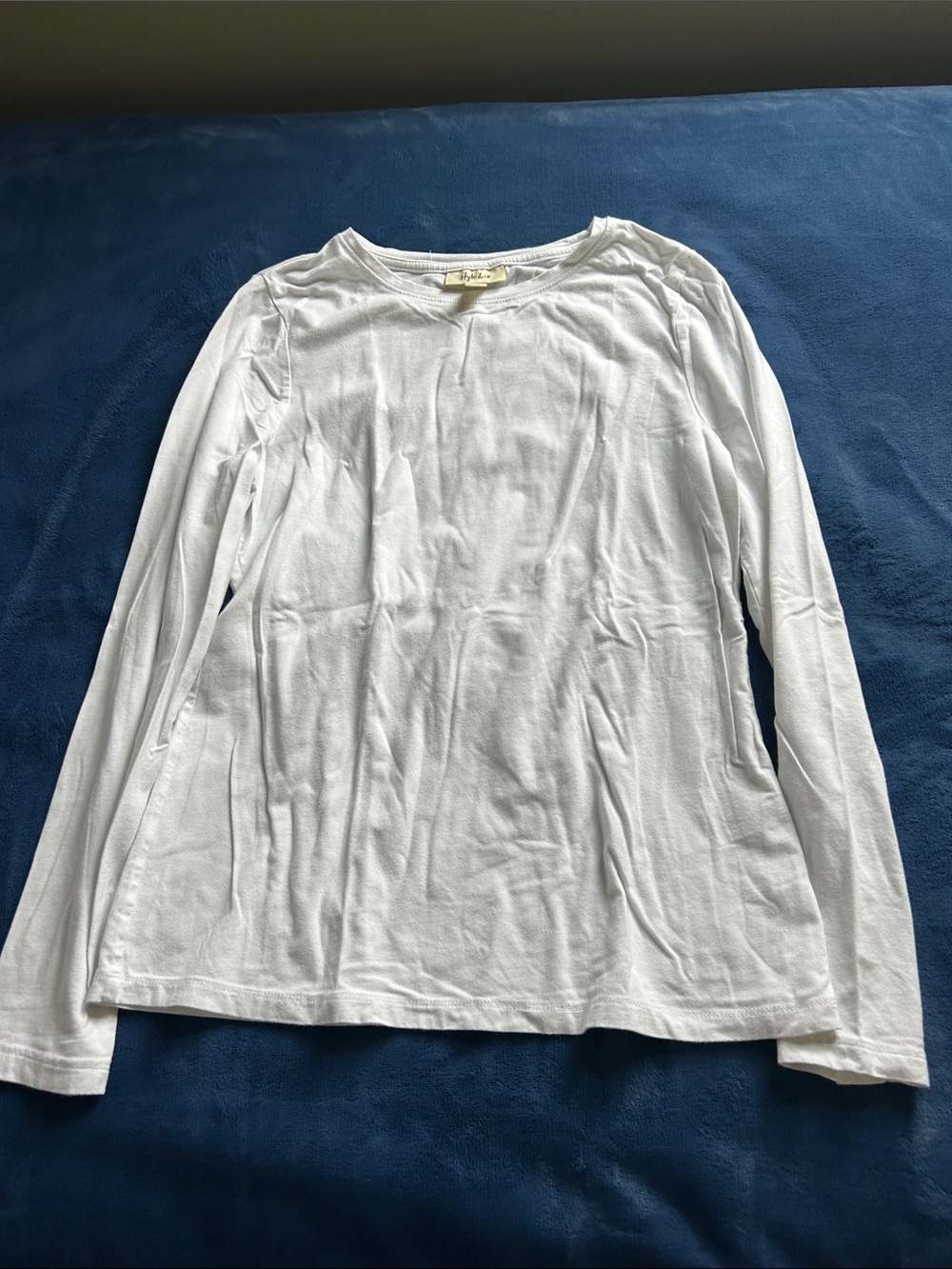 Style & Co. White Long Sleeve Tee